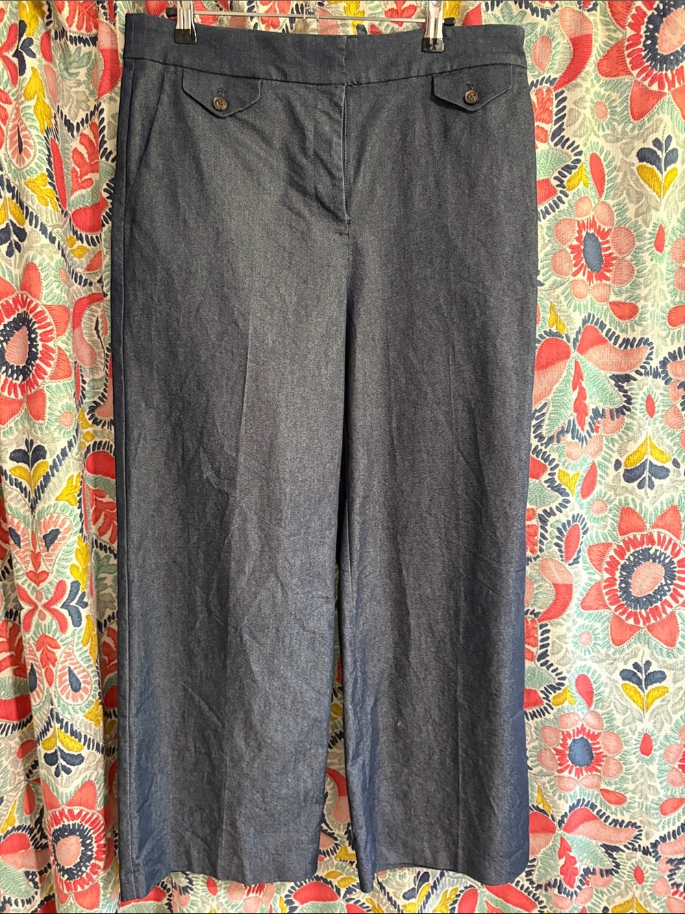 Wide Leg denim Trouser LOFT